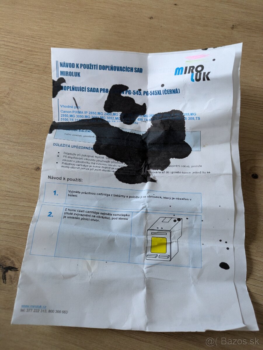 Doplňovacia súprava CANON PG-545XL (čierna) - 3