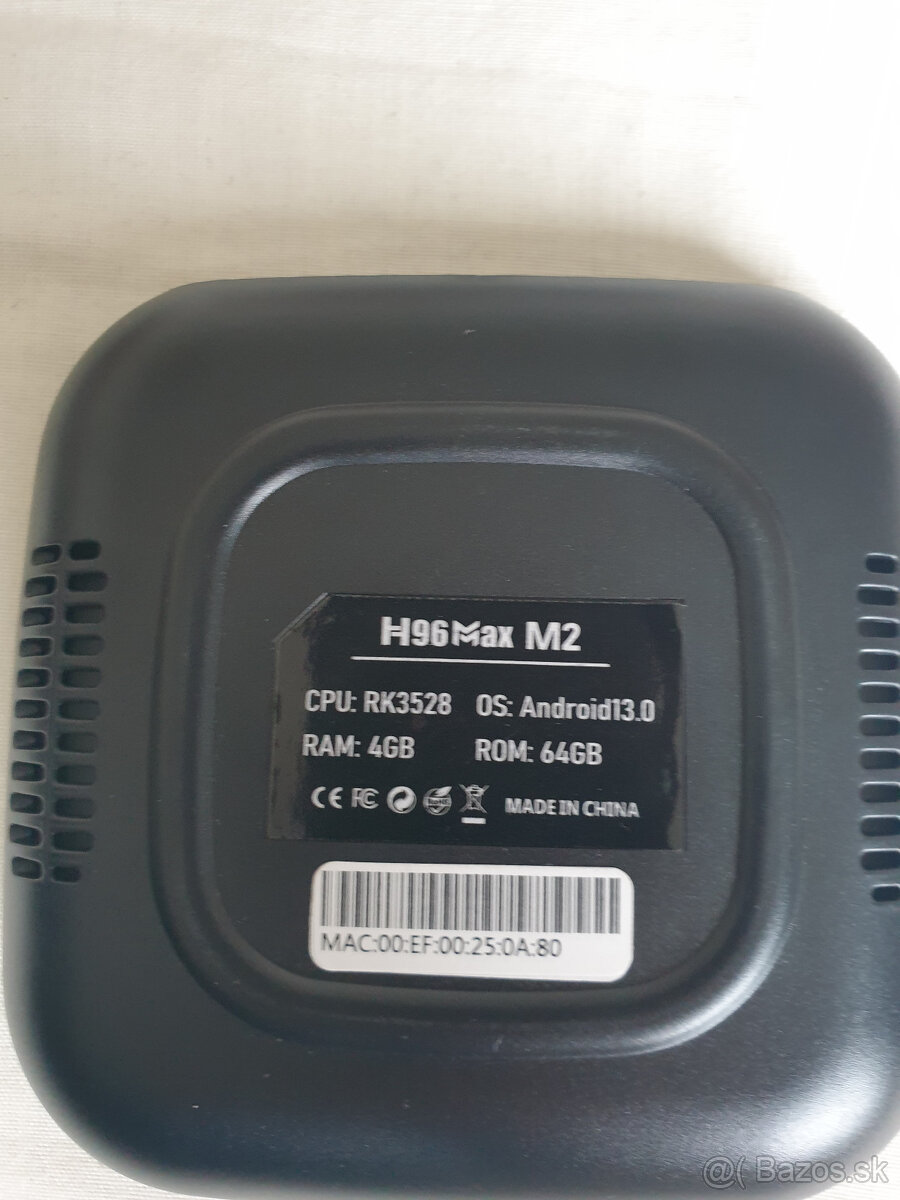 Android TV box - H96Max M2 - 3