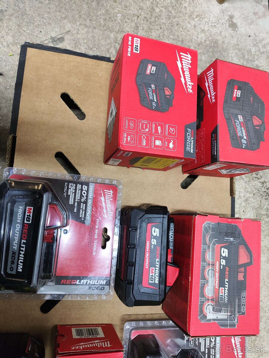 Predam baterie Milwaukee M18 - 3