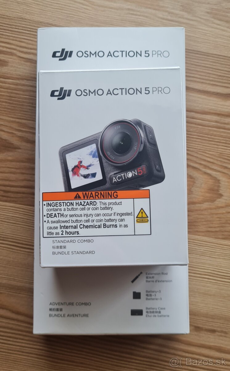 Akčná kamera DJI OSMO action 5 Pro - adventure combo - 3