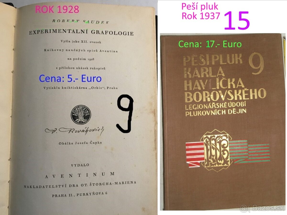 Slovenské knihy rok 1774 - 1942 historia miestopis geografia - 3