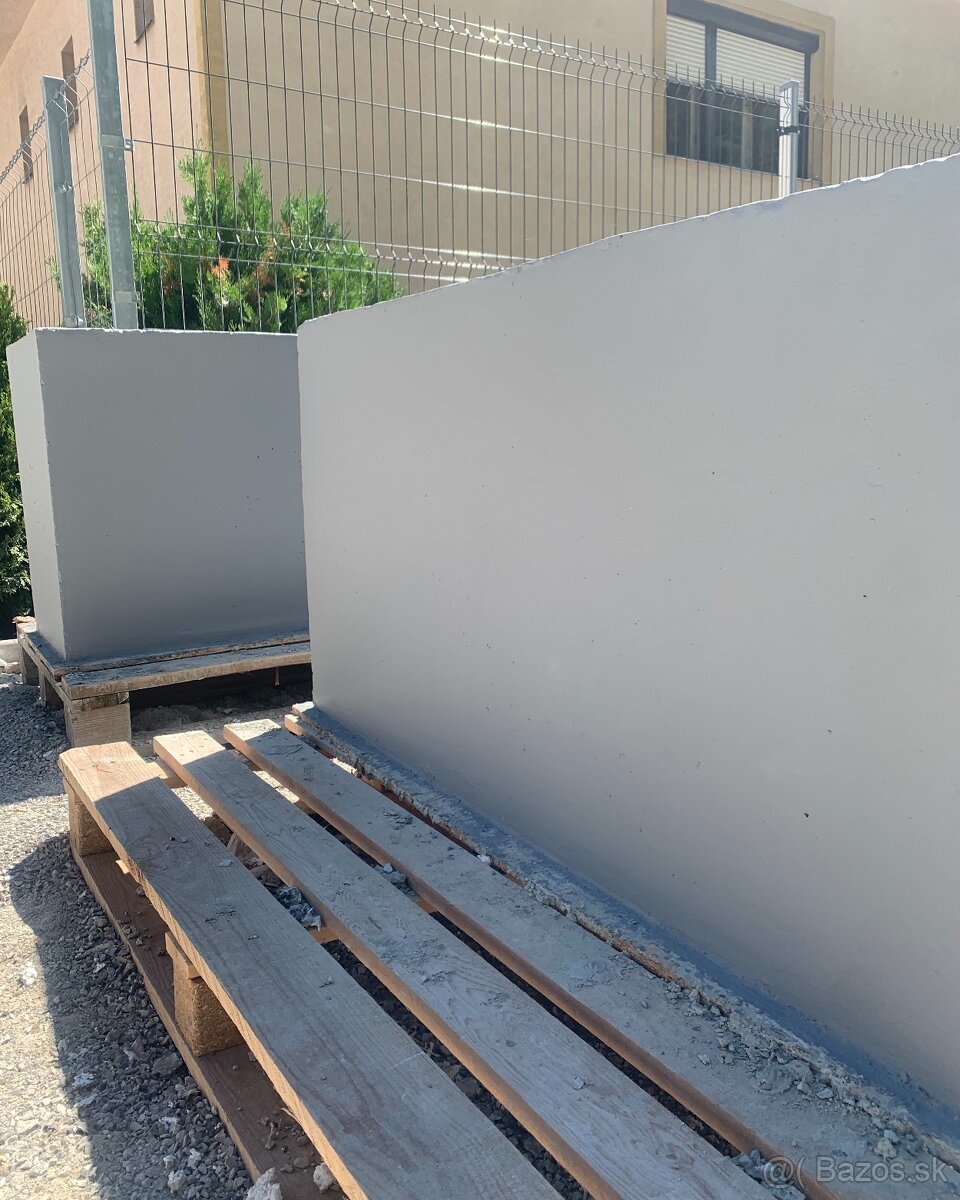 Betónový kvetináč - 3