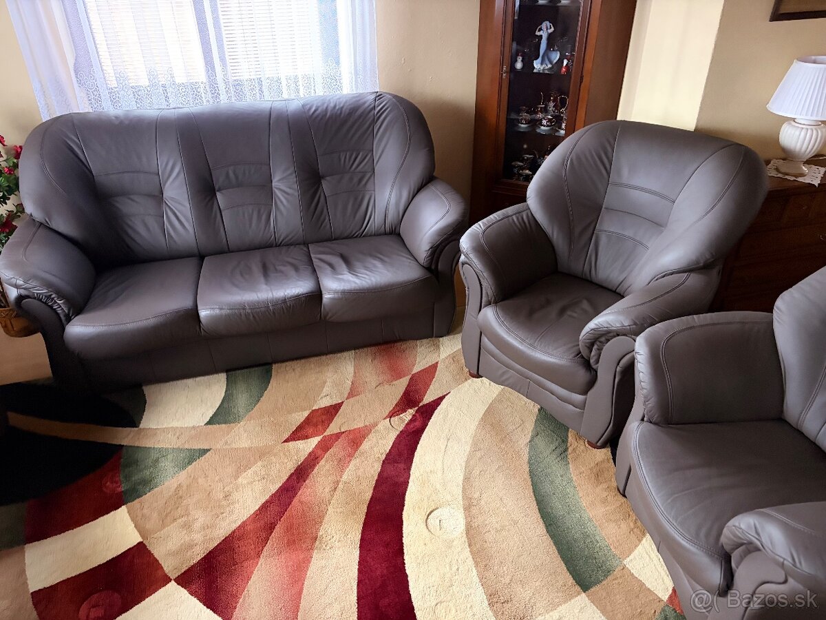 Kožená sedacia súprava - 3