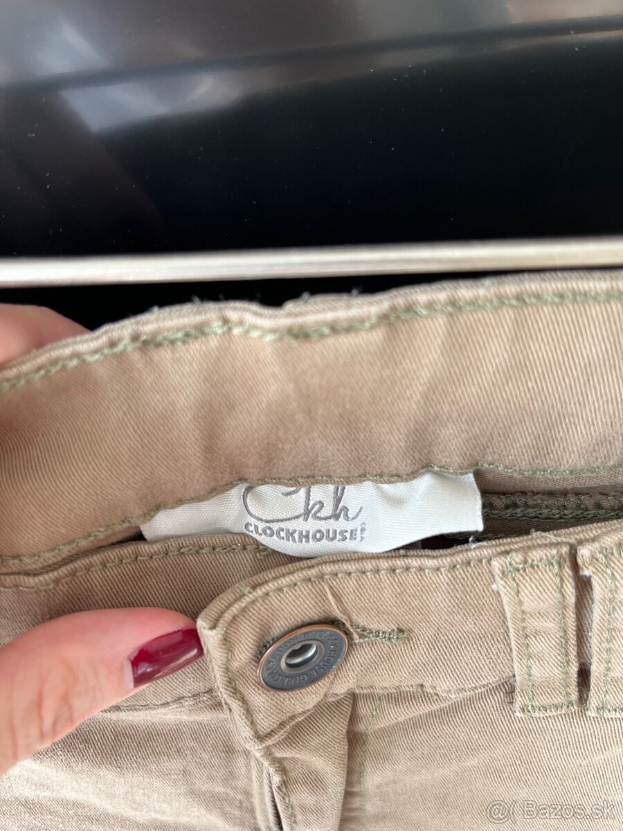 Dámske nohavice hnedé - 3