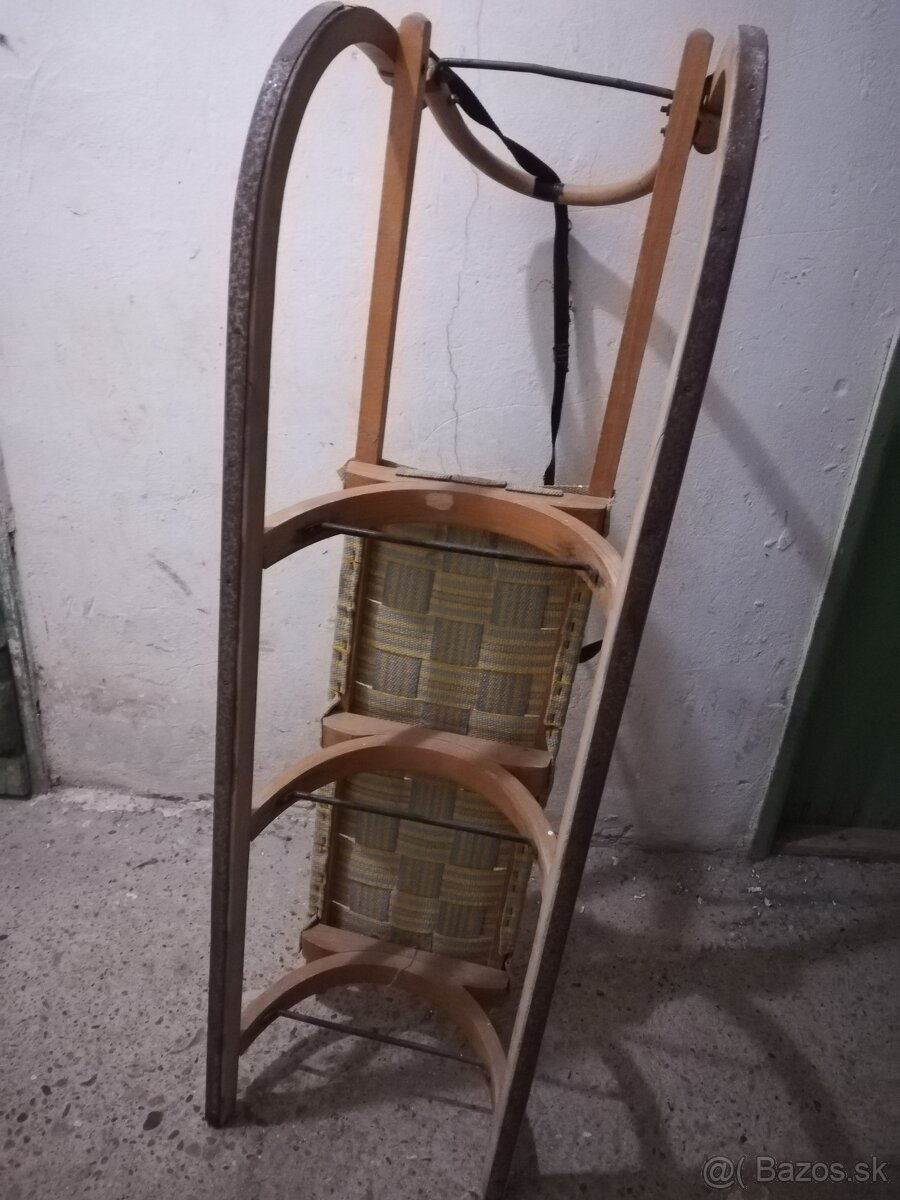 Sánky 125cm z opierkou - 3