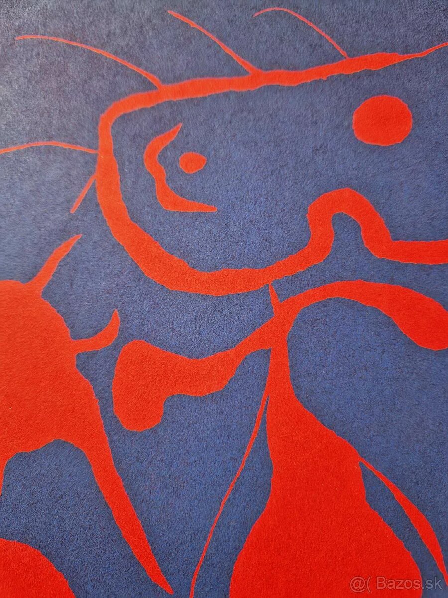 JOAN MIRO - Man in the Red Sun (1959), Linoryt - 3