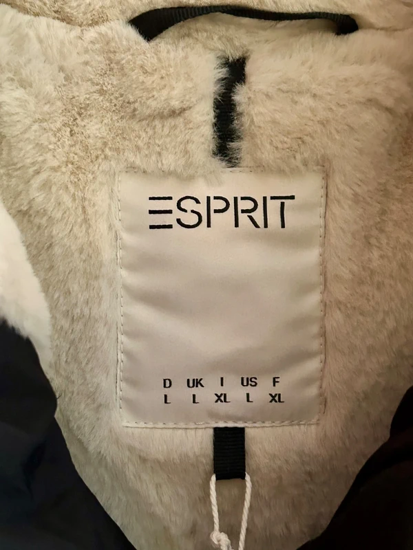 ČIERNA ZIMNÁ BUNDA zn.ESPRIT L/XL - 3