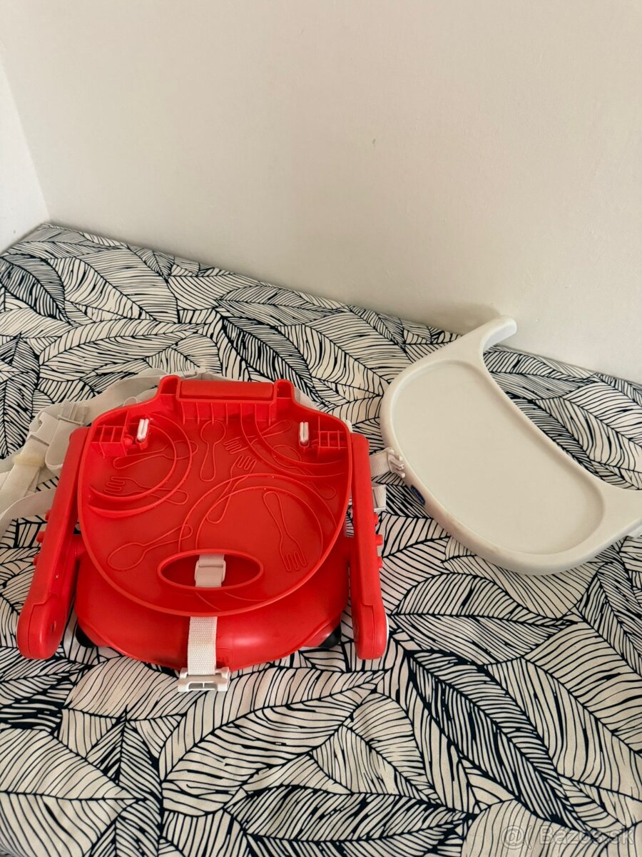 Chicco Podsedák prenosný Pocket Snack na stoličku - Poppy - 3