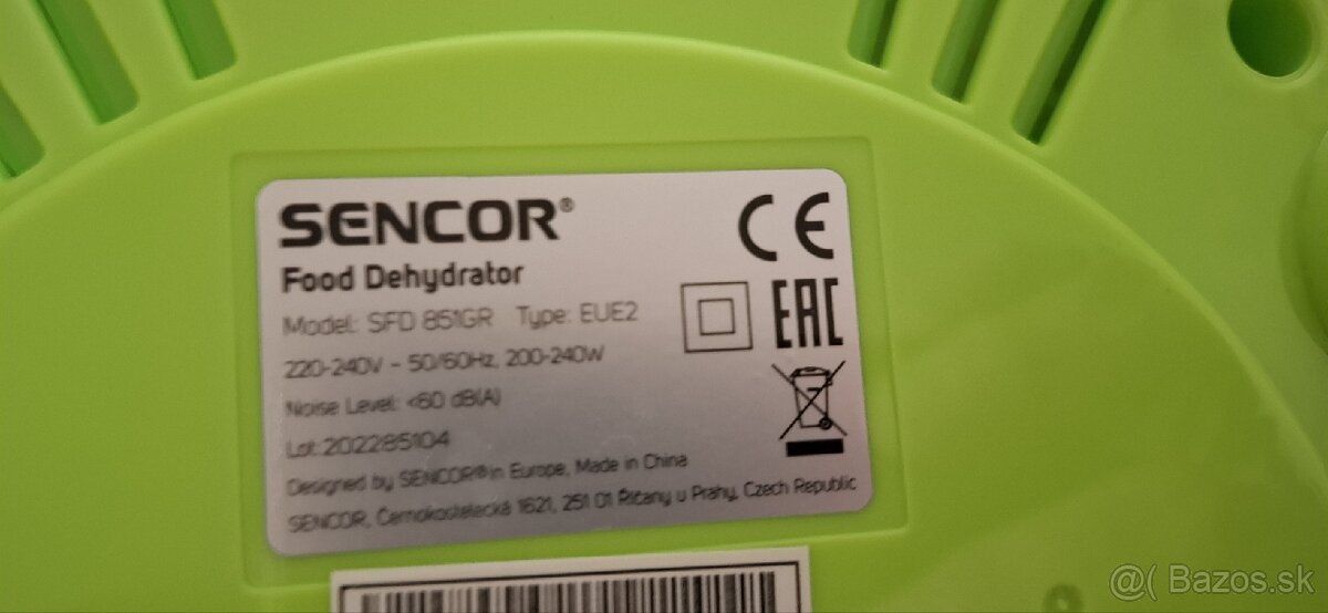 Sušička ovocia SFD 851 GR - 3