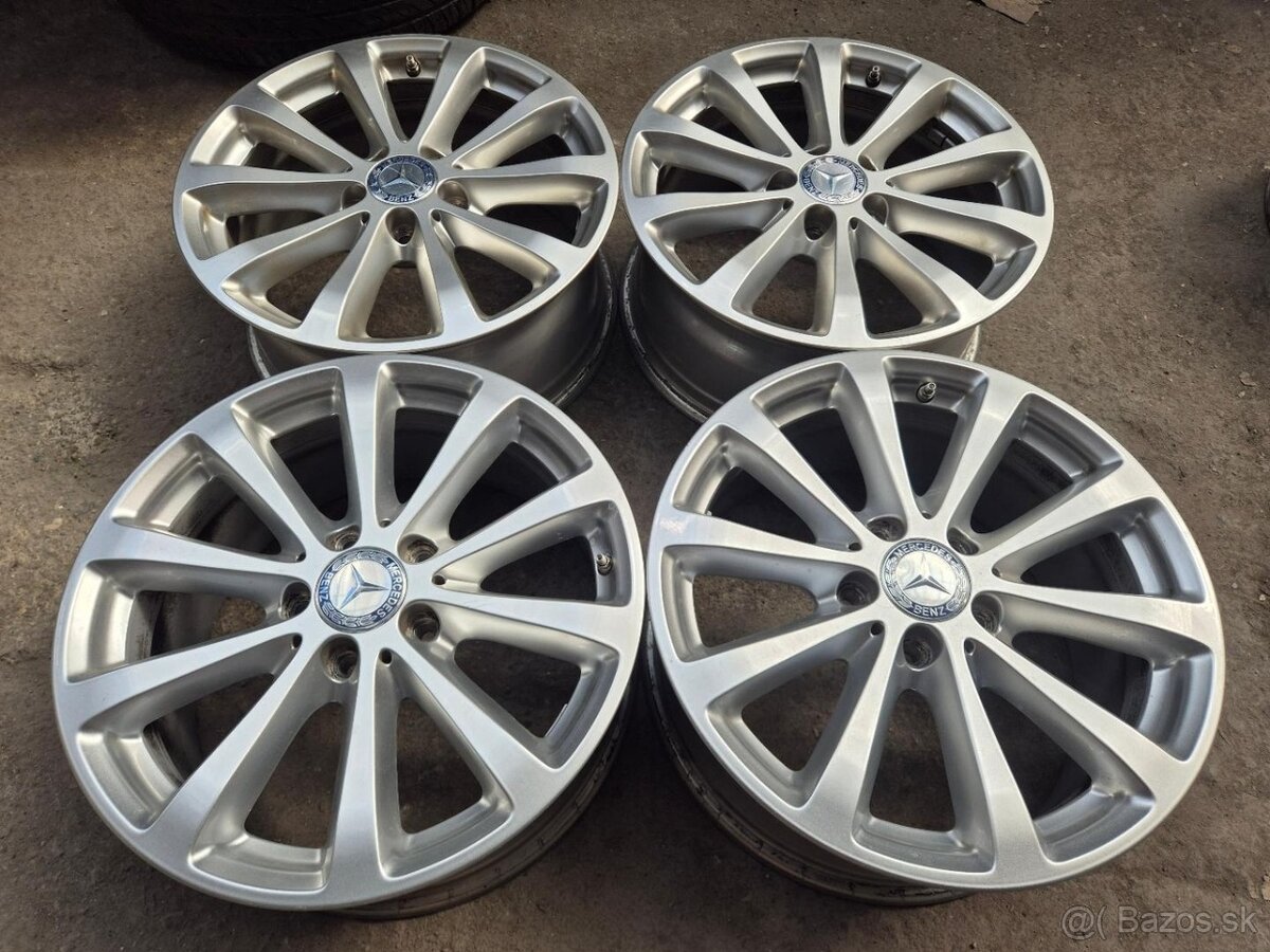 5x112r17 ET40 x 7,5 eektróny originál MERCEDES + snímače - 3
