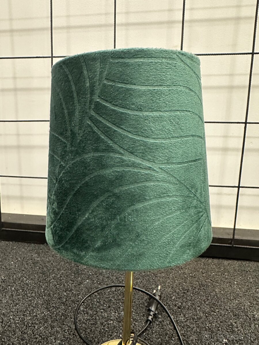 Zamatové smaragdové lampičky (cena za 2 ks) - 3