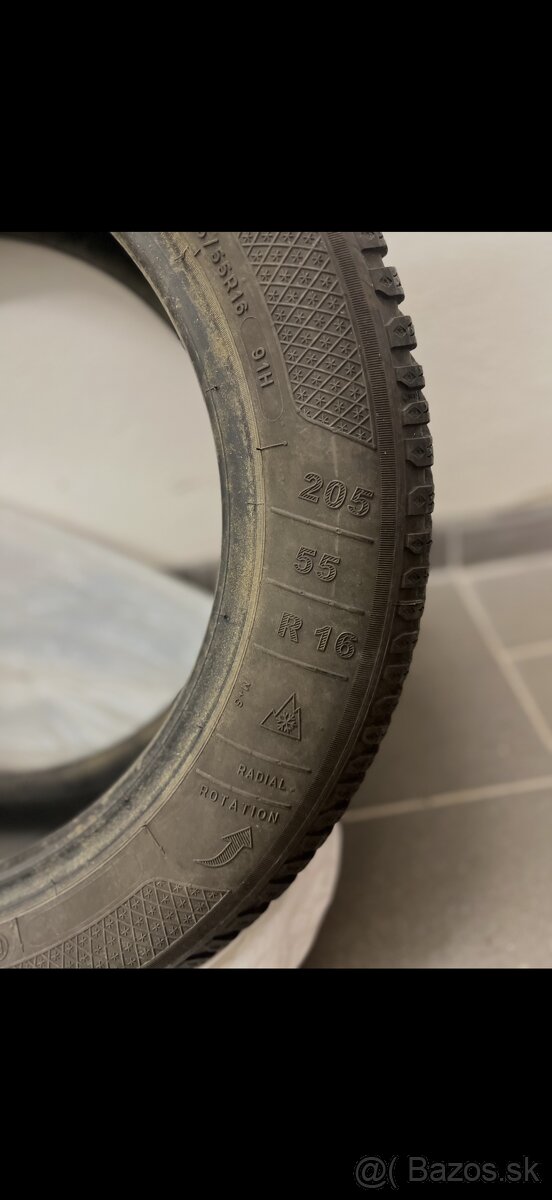 4ks zimné pneu Kleber - 3