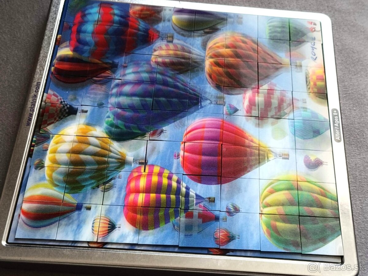 3D puzzle v kovových krabičkách, aj magnet. - 3