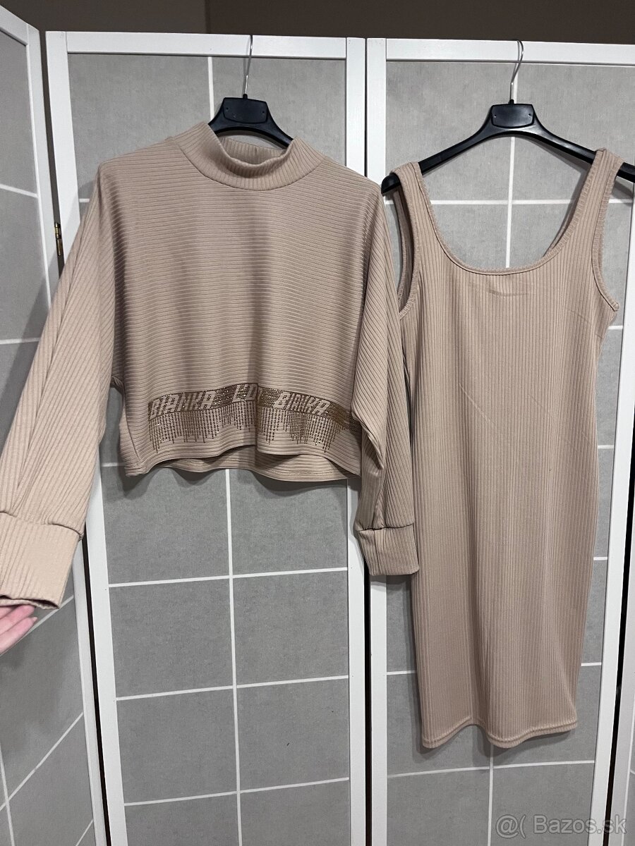 Damska béžová súprava - 3