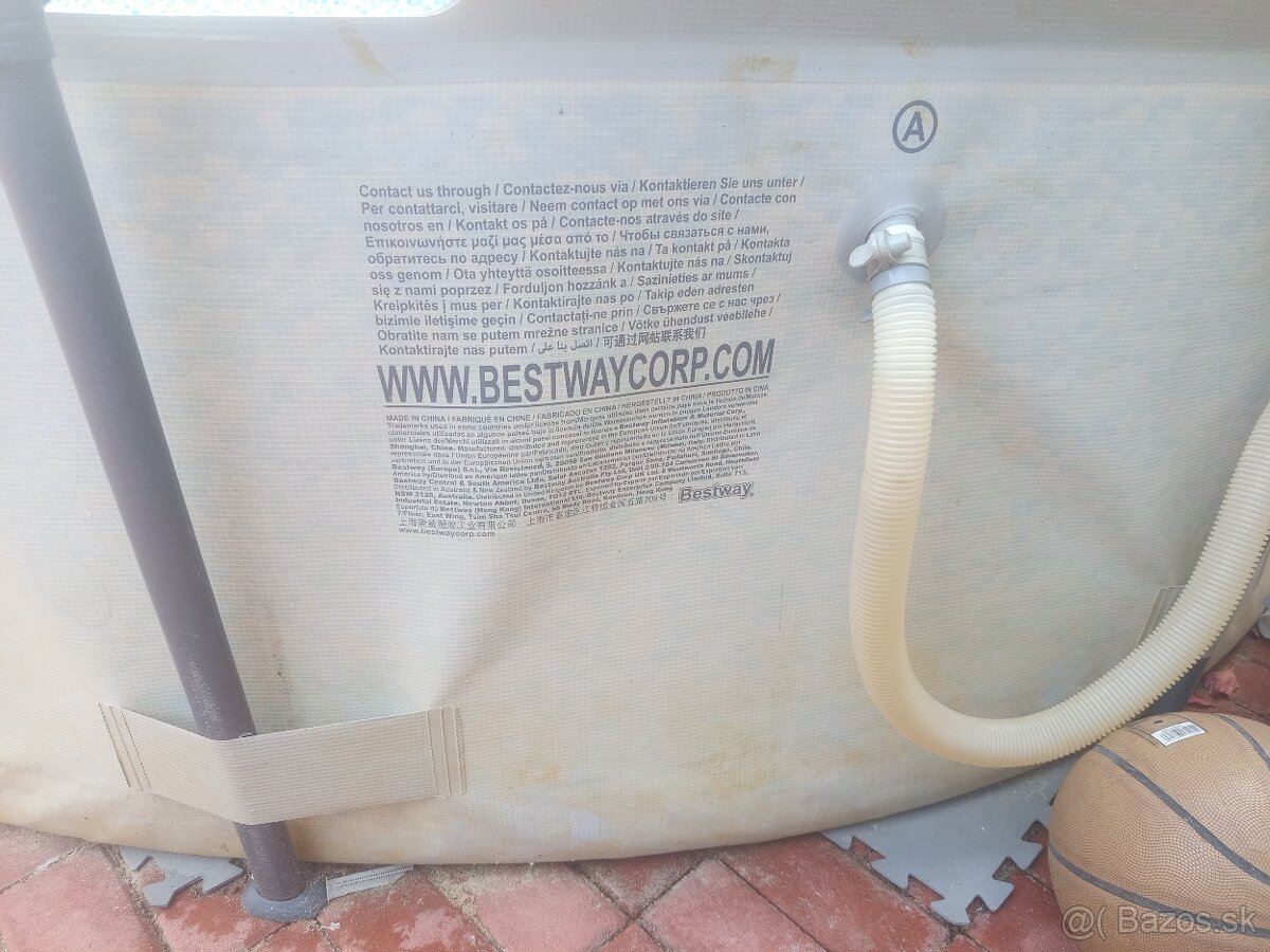 Predám bazén Bestway Max steel pro - 3