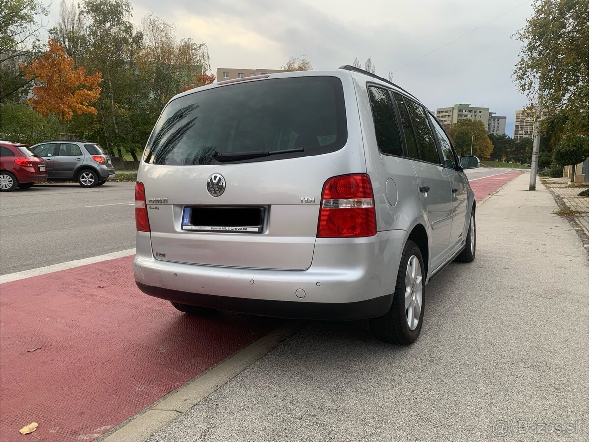 VW Touran 1.9 TDI, 77 kW, 5 miestny, 2006, naj. 123.000 km - 3