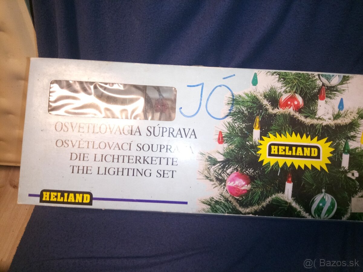 Retro vianocne osvetlenie zlatokov (heiland) - 3