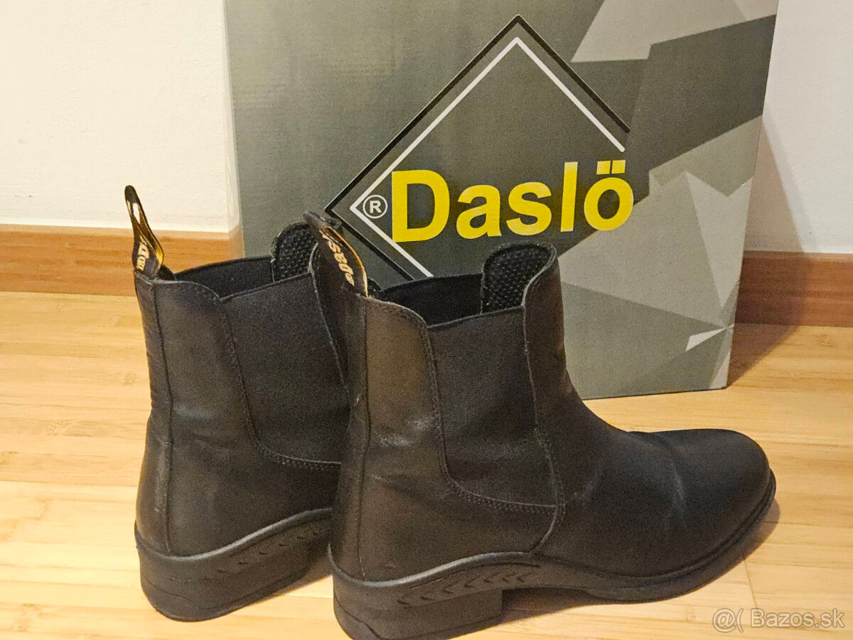 Kožené jazdecké topánky Daslo - 3