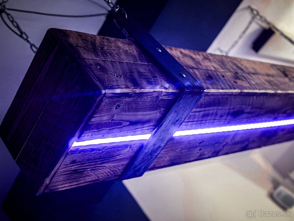 LED LUSTER KOVANÝ TRÁM - 3