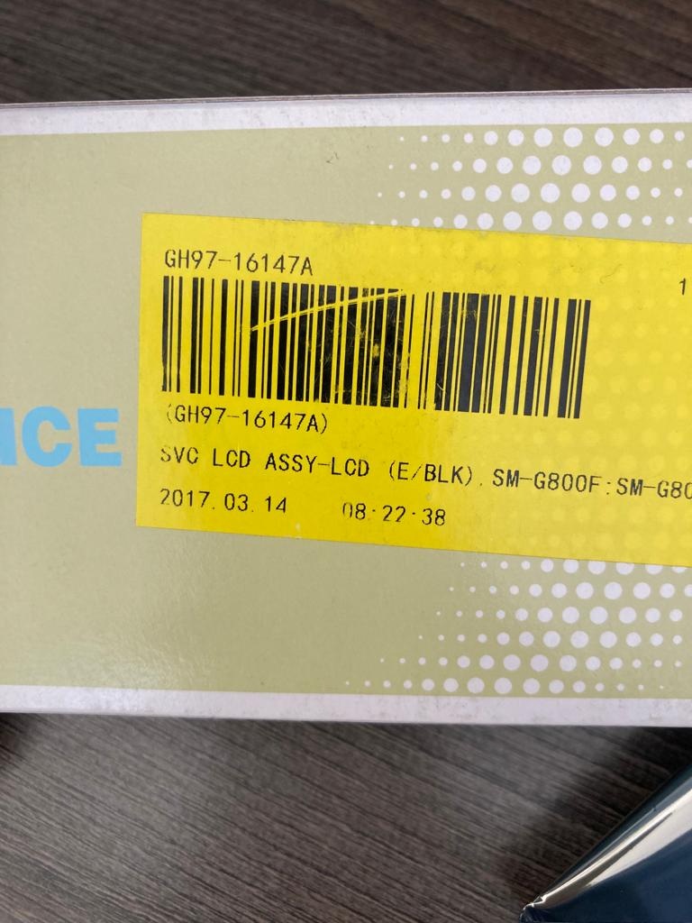 LCD display Samsung G800 Galaxy S5mini Black GH9716147A - 3
