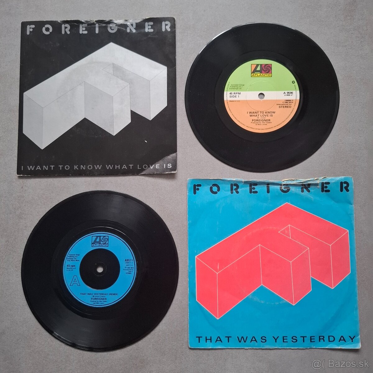 Foreigner – Kolekcia 3x Vinyl (SP 7'') - 3