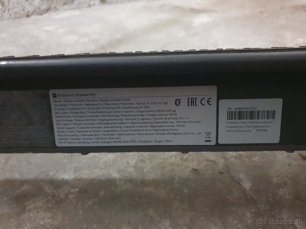 Xiaomi Mi Scooter Pro BLK - 3