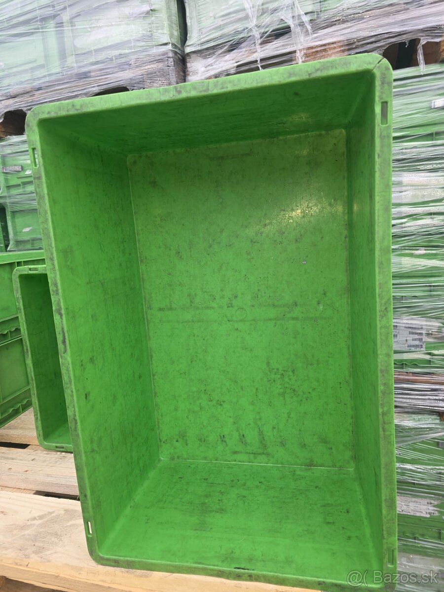 Bedničky prepravky, plastove boxy, MIERNE POŠKODENÉ - 3