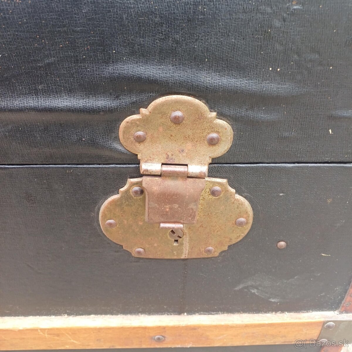 Starožitný lodný kufor - 3