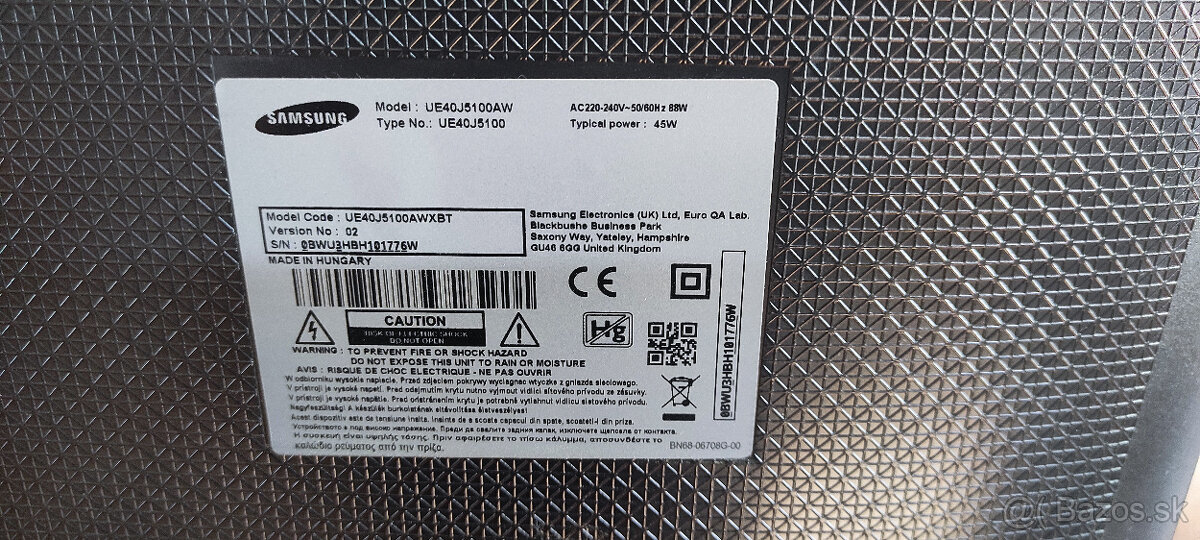 LED TV SAMSUNG UE40J5100AW 40" / 101cm - 3