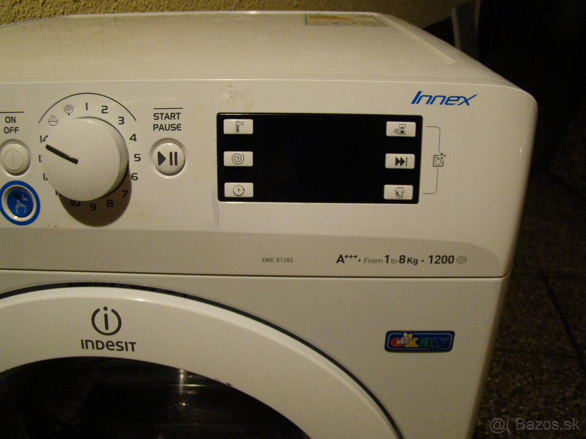 Automatická práčka INDESIT na 8 kg A+++ - 3