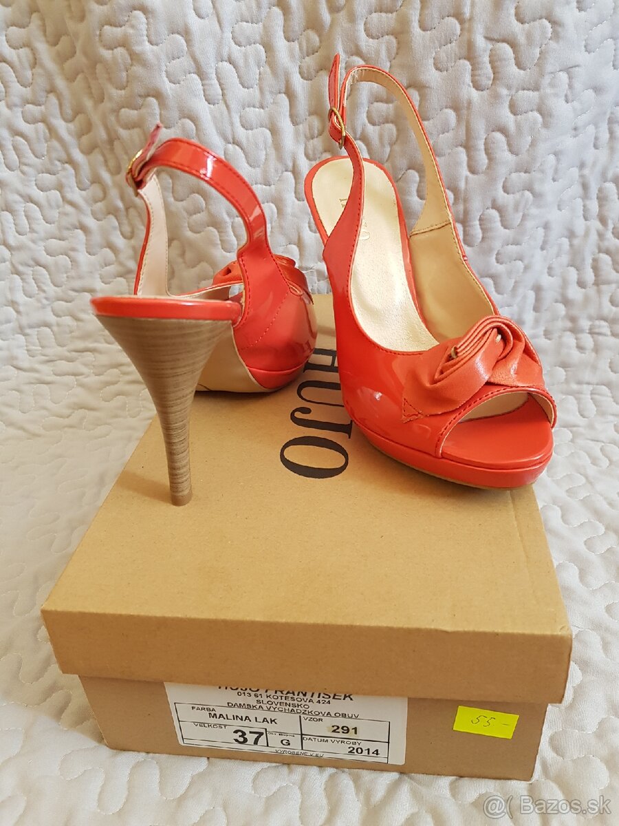 Dámske topánky, kožené, veľ.37 - 3