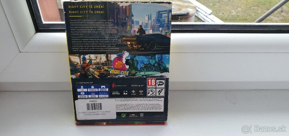 Cyberpunk 2077 ps4 komplet aj nálepky - 3