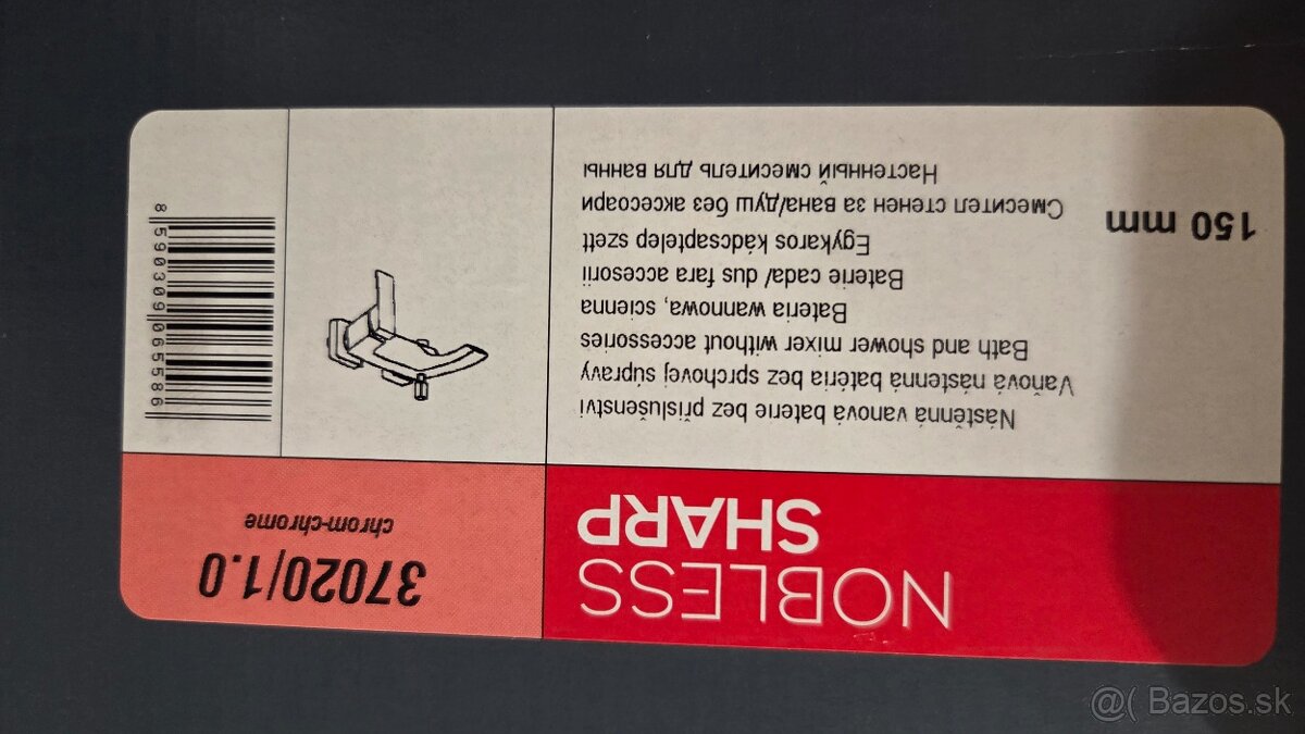 Vaňová batéria Novaservis Nobless Sharp - 3