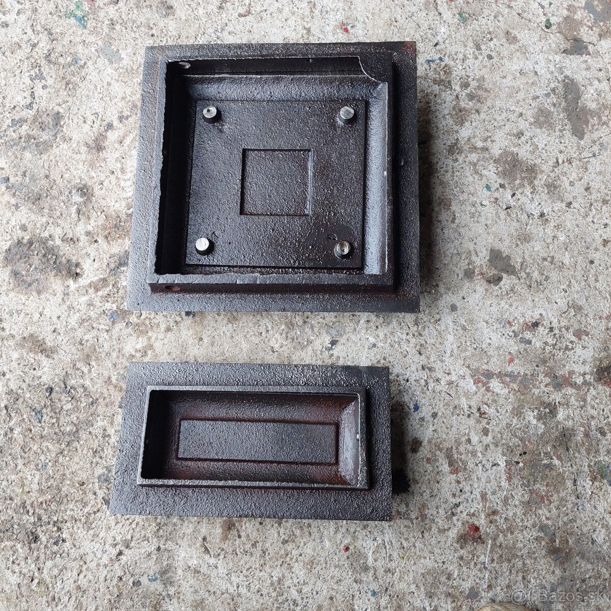 Liatinové dvierka na pec sada 1 - 3