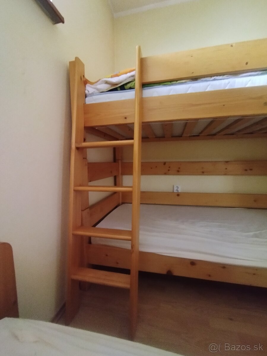 Drevená poschodová posteľ - 3