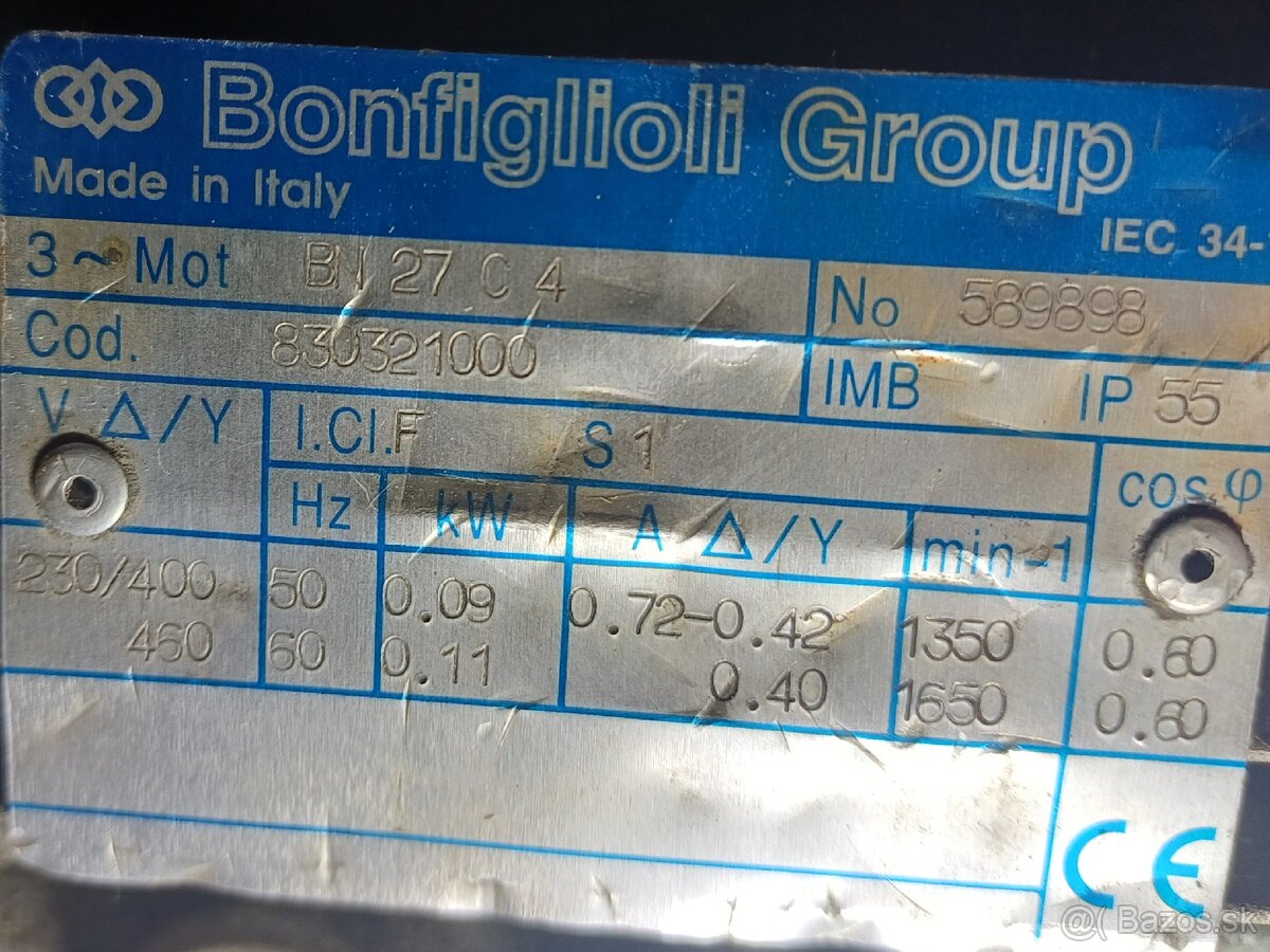 Motor + frekvenčný menič - 3