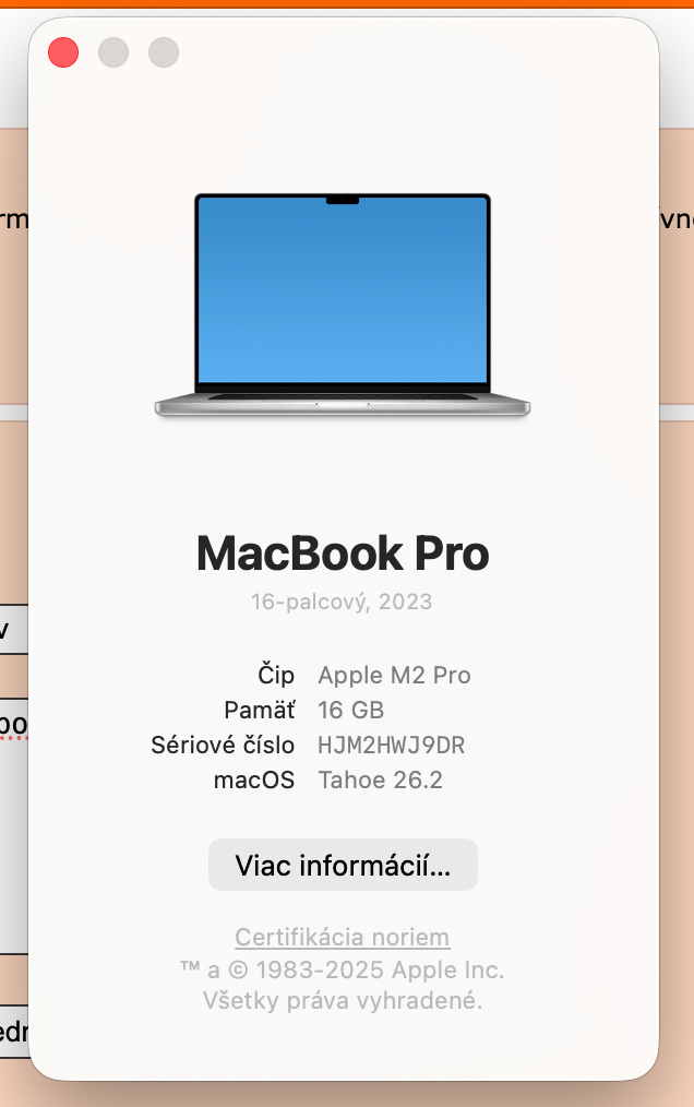 Macbook Pro M2 16" 2023 - Dobrý stav - 3