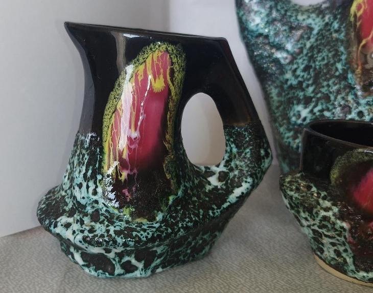 Sopečný čajový servis. - 3