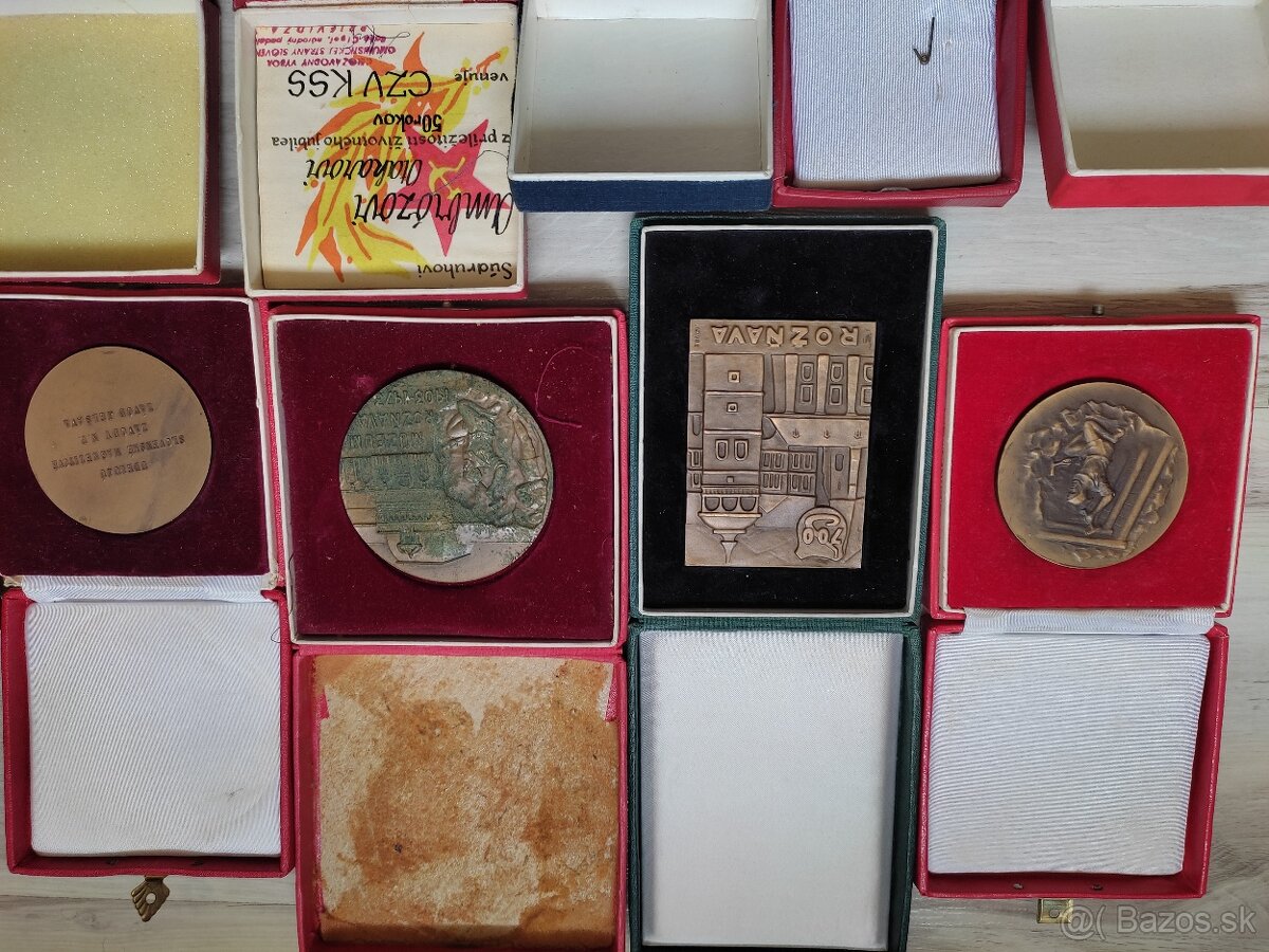 20 ks banícke odznaky vyznamenania medaile - 3