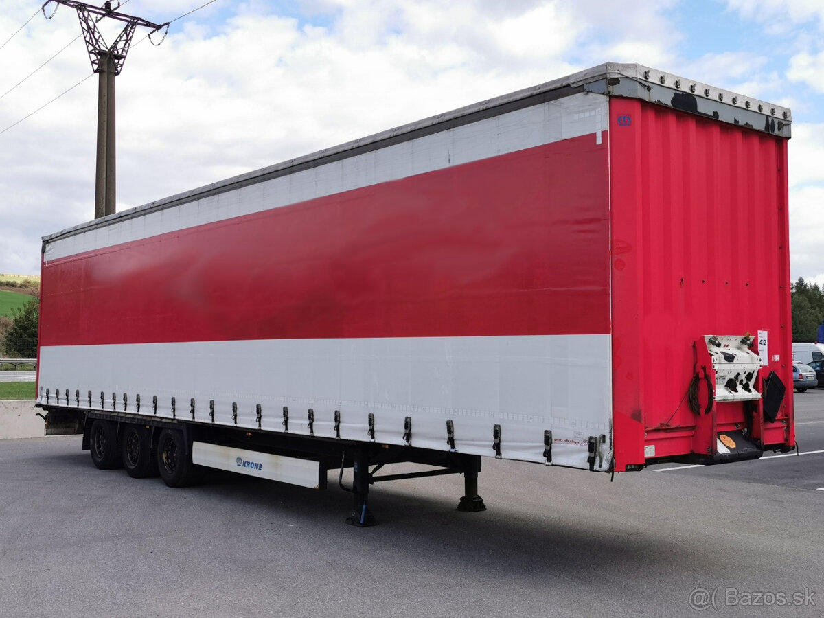 Prodám valníkový návěs KRONE SD low deck - 3