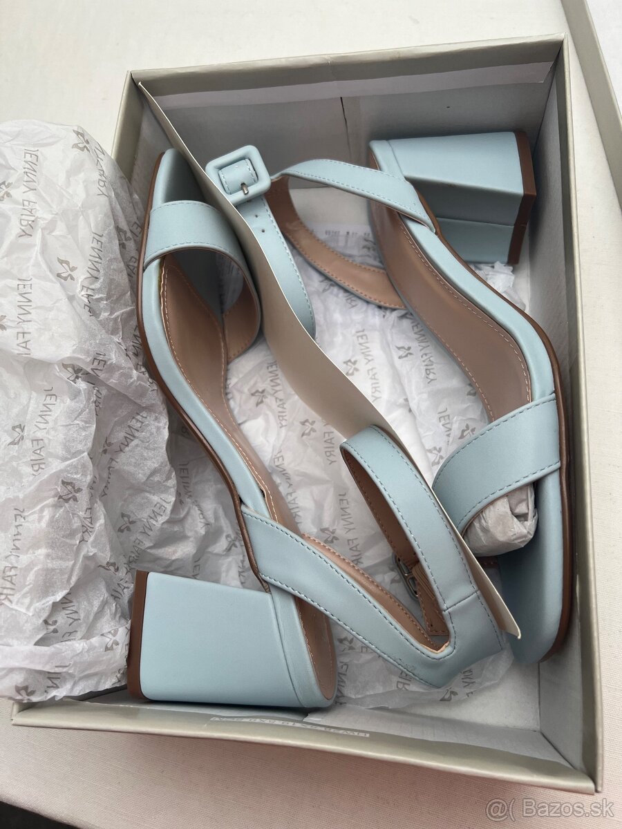 Dámske bledomodré topánky - 3