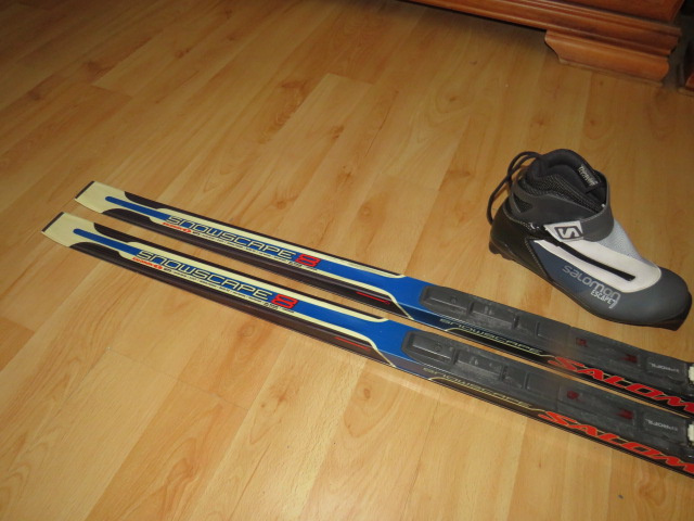 Predam bezkovy set,Salomon,173 cm,SNS,c.38,supiny - 3