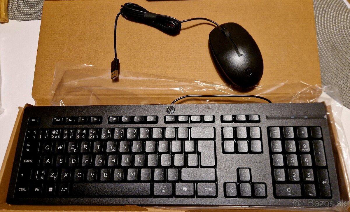 Klávesnica HP 125 Wired Keyboard a myš HP 125 Wired Mouse - 3