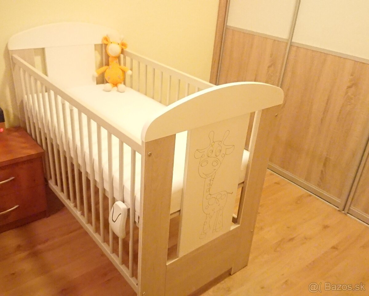 Detská postieľka so žirafou - 3