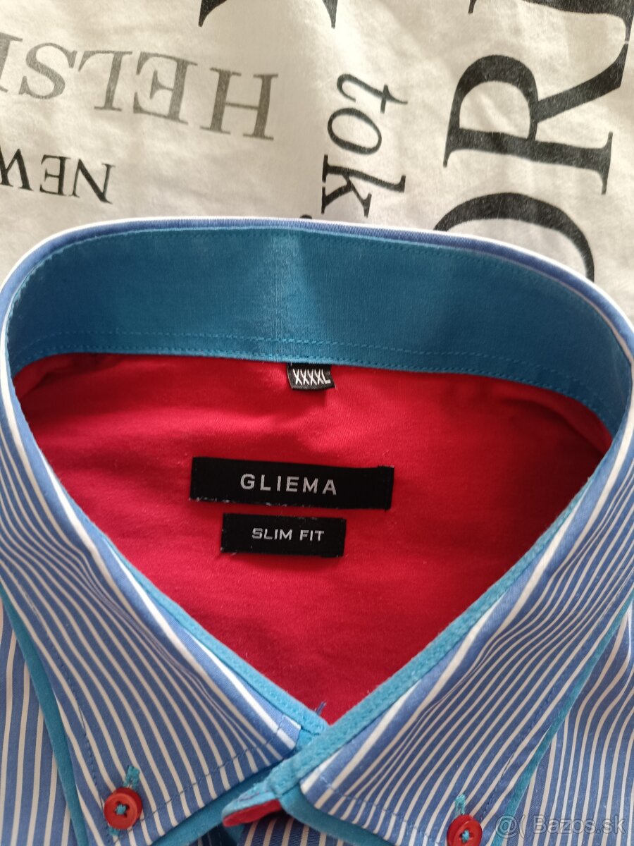 Pánska košeľa modrá - 3