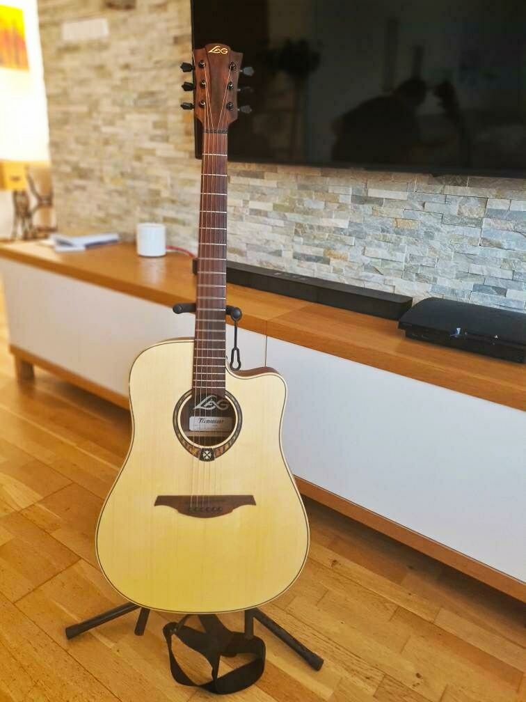 Gitara LAG Tramontane T270DCE, puzdro + kapo - 3