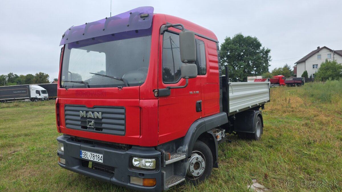 MAN TGL 12.180 Sklápěč, velmi dobrý stav, ložnice - 3