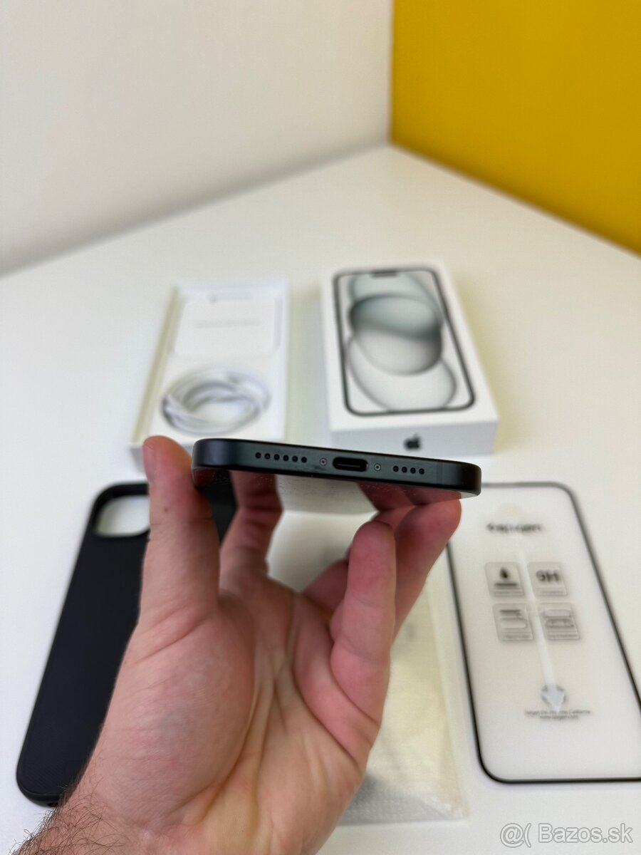 Predám vymením Iphone 15 Plus 128GB Black ako nový - 3