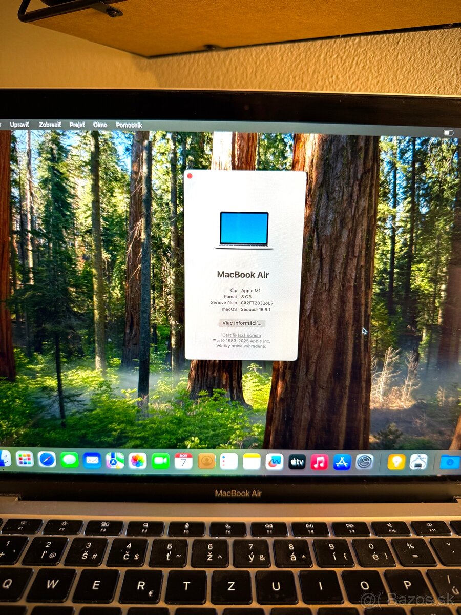 Predám Macbook AIR M1, 256GB, TOP STAV - 3