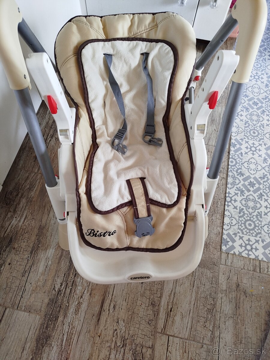 Jedálenská stolička Caretero beige bistro - 3